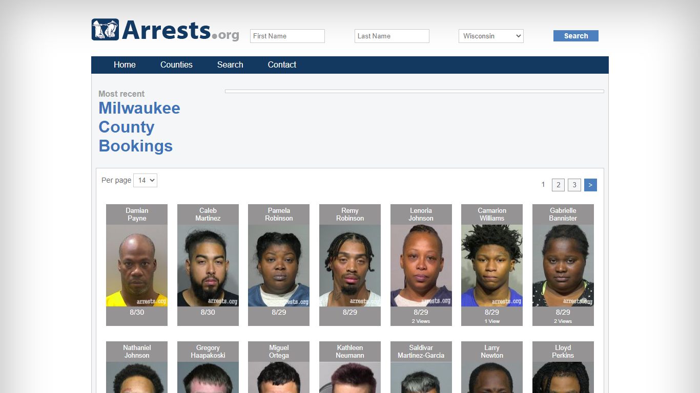 Milwaukee County Arrests and Inmate Search